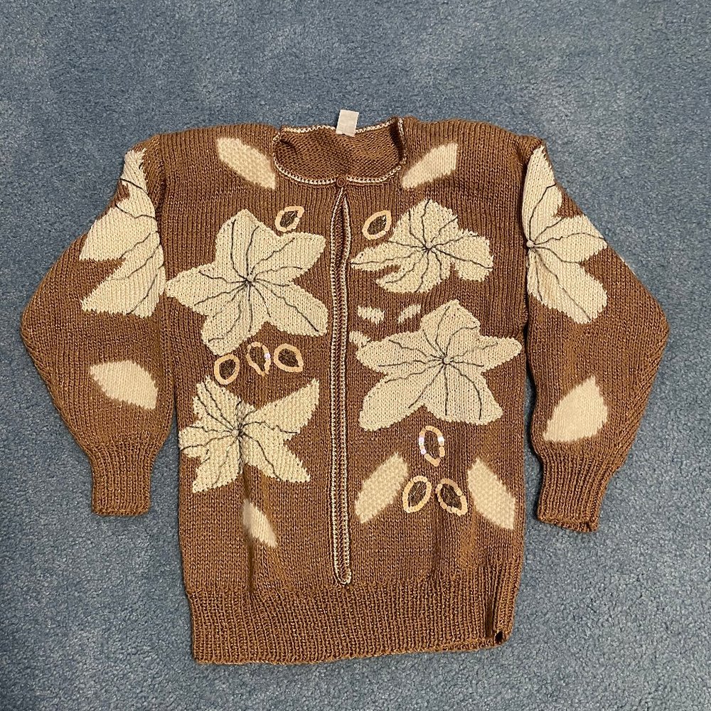 VINTAGE BEADED SWEATER